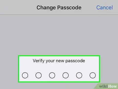 Image titled Set a Passcode on an iPhone Step 7