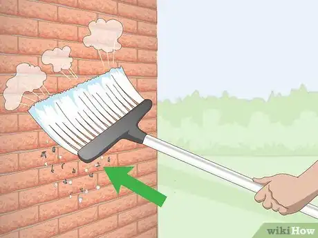 Image titled Clean Brick Wall Step 1