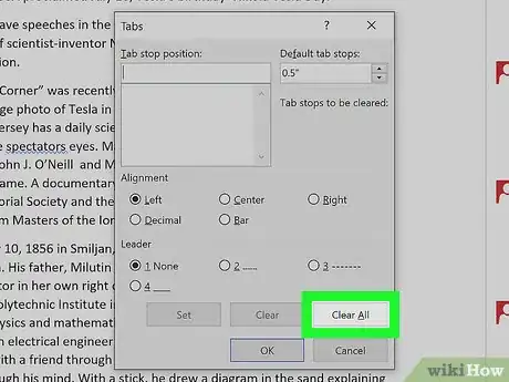 Image titled Remove Tabs in Word Step 5