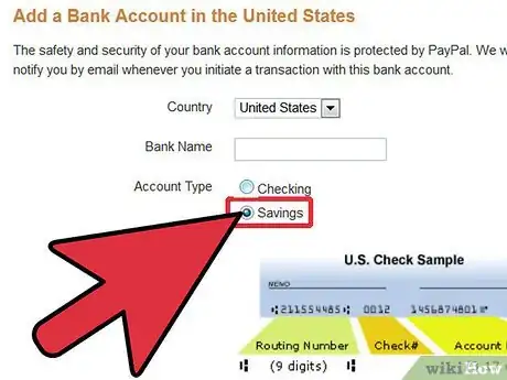 Image titled Add a Savings Account to PayPal Step 7