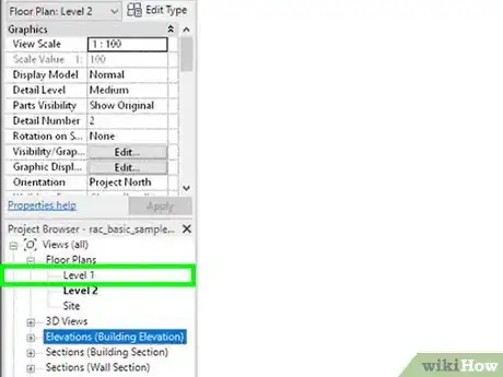 Image titled Set Floor Levels in Revit Step 3