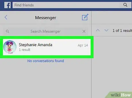 Image titled Search on Facebook Messenger on a PC or Mac Step 7