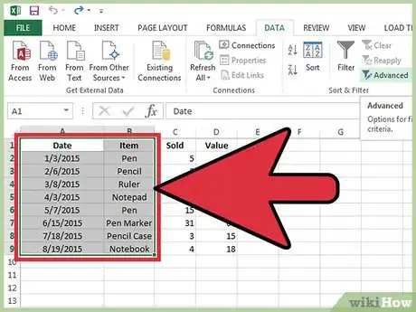 Image titled Use AutoFilter in MS Excel Step 5