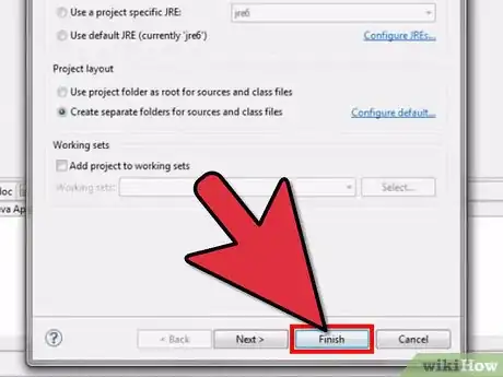 Image titled Start and Compile a Short Java Program in Eclipse Step 2