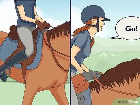 Image titled Make a Horse Move Forward Step 14