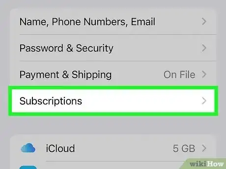 Image titled Cancel Subscriptions on iPhone Step 3