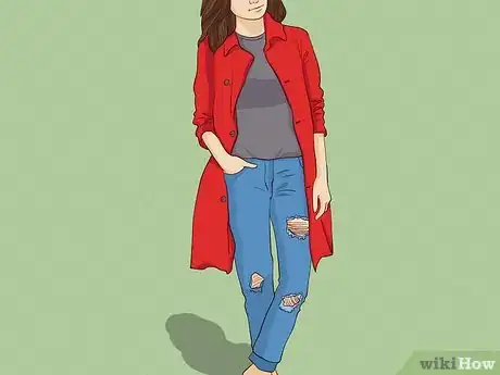 Image titled Style a Red Coat Step 1