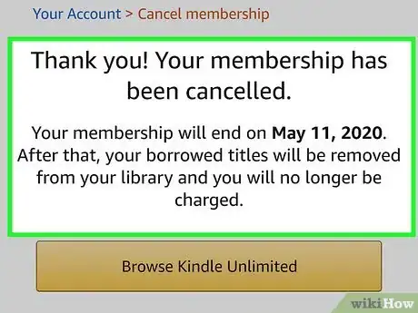 Image titled Cancel a Kindle Unlimited Subscription Step 9