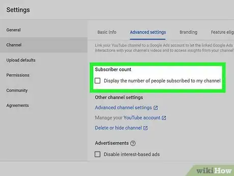 Image titled Hide Your YouTube Subscribers Count Step 5