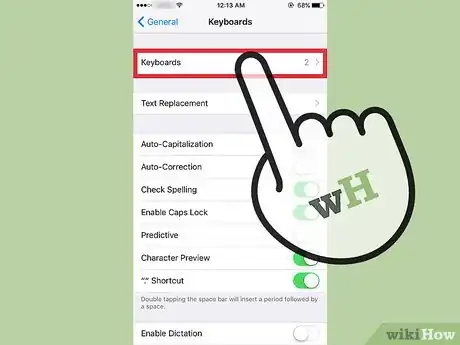Image titled Change the Keyboard Layout in iOS Step 4