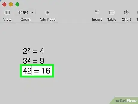 Image titled Type Exponents on Mac Step 10