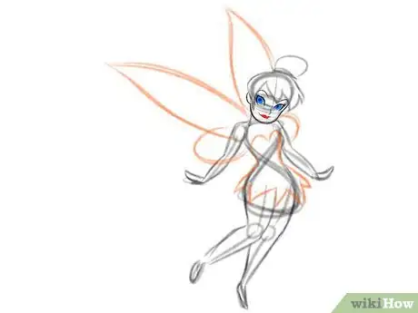 Image titled Draw Tinkerbell Step 11