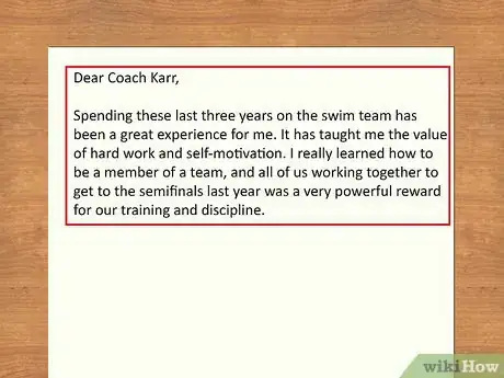 Image titled Write a Letter of Resignation to Your Coach Step 1