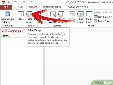 Image titled Keep Track of Your CD Collection Using Microsoft Access Step 7