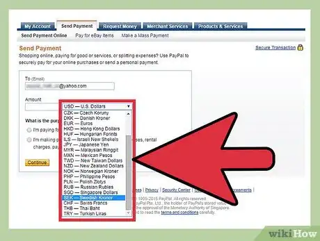 Image titled Pay in Foreign Currency on Paypal Step 4