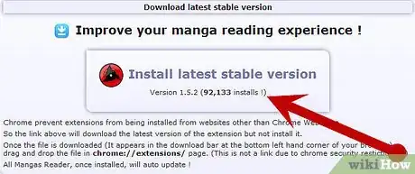 Image titled Use the All Mangas Reader Google Chrome Extension Step 1