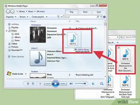 Image titled Put a Cover Photo on a Music File Using Windows Media Player Step 2