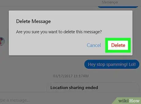 Image titled Delete Messages on Facebook Messenger Step 14