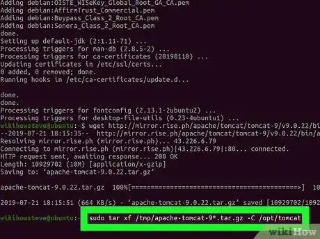 Image titled Install Tomcat in Ubuntu Step 12