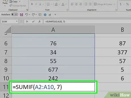 Image titled Add Up Columns in Excel Step 20