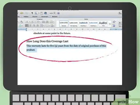Image titled Draft a Warranty Step 6
