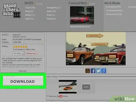 Image titled Install Car Mods in Grand Theft Auto San Andreas Step 1