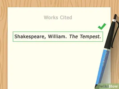 Image titled Cite Shakespeare in MLA Step 9