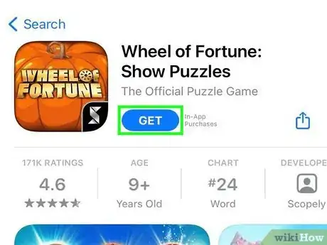 Image titled Play Wheel of Fortune on the iPhone Step 1