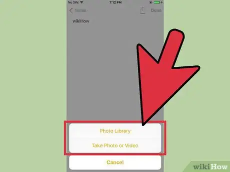 Image titled Add Pictures to iPhone Notes Step 6