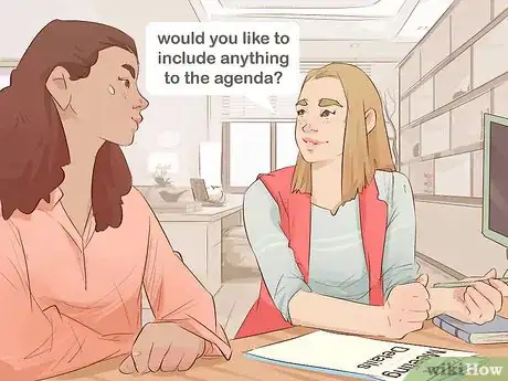 Image titled Write an Agenda for a Meeting Step 1