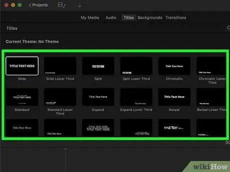 Image titled Add a Title in iMovie Step 3
