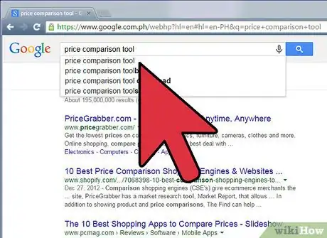 Image titled Compare Prices Online Step 1Bullet1