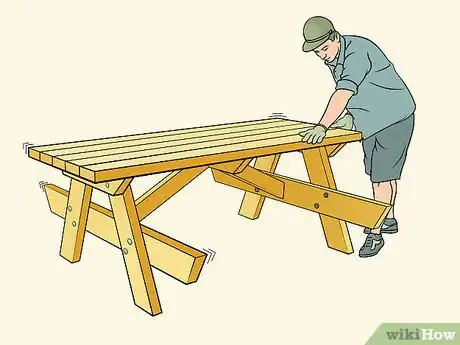 Image titled Build a Picnic Table Step 13