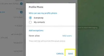 Change Who Can See Your Profile Photo on Telegram