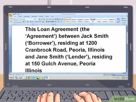 Image titled Write a Loan Agreement Step 6