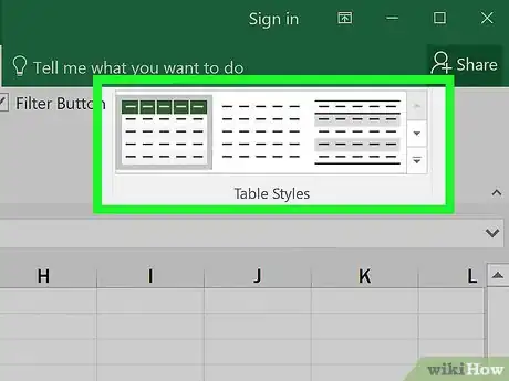 Image titled Make Tables Using Microsoft Excel Step 7