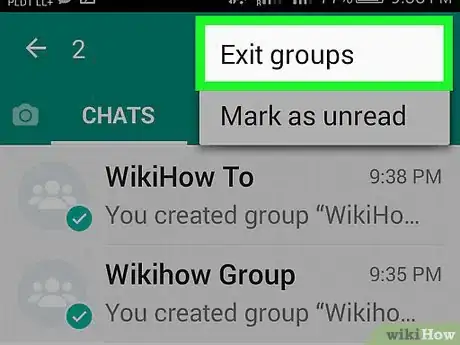 Image titled Leave a Group Chat on WhatsApp Step 11