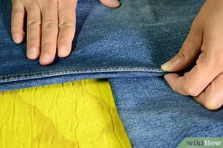 Image titled Shorten Pants Without Hand Sewing Step 8