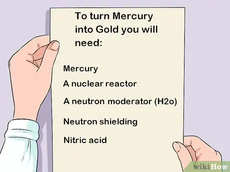 Image titled Make Gold from Mercury Step 1