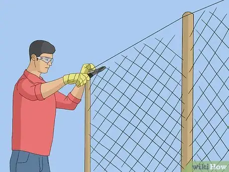 Image titled Tie Net Wire Fence Step 13