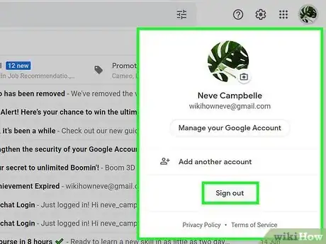 Image titled Log Out of Gmail Step 3