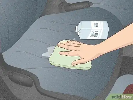 Image titled Remove Milk Stains from Car Upholstery Step 1