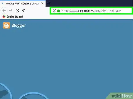Image titled Create a Blogger Blog Step 1