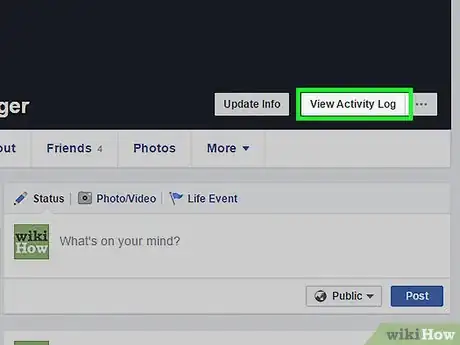 Image titled Prevent Others from Seeing Posts You Like on Facebook Step 3