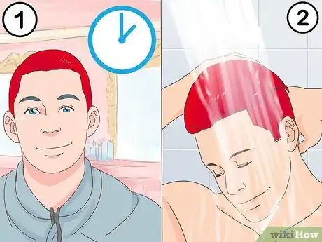 Image titled Dye Dyed Black Hair Red Without Bleach Step 17