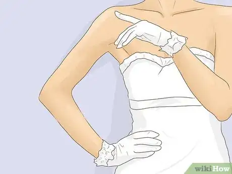 Image titled Wear Wedding Gloves Step 1