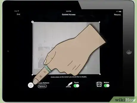 Image titled Use Guided Access to Disable Parts of an iPad Screen Step 9