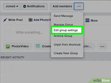 Image titled Edit a Group Description on Facebook on a PC or Mac Step 11