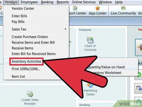 Image titled Adjust Inventory in QuickBooks Step 2