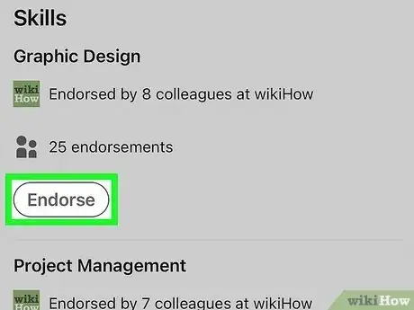 Image titled Endorse on LinkedIn Step 4